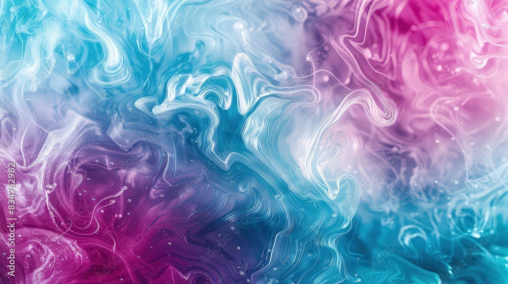 A close-up image of flow art with a vivid transition from a deep magenta in the bottom left to a bright cyan in the top right, with subtle swirls of white throughout. A close-up image of flow art with a vivid transition from a deep magenta in the bottom left to a bright cyan in the top right, with subtle swirls of white throughout.