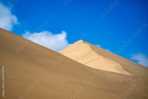 Fototapeta Naklejka Na Ścianę i Meble -  sand dune and sky in Namibia
