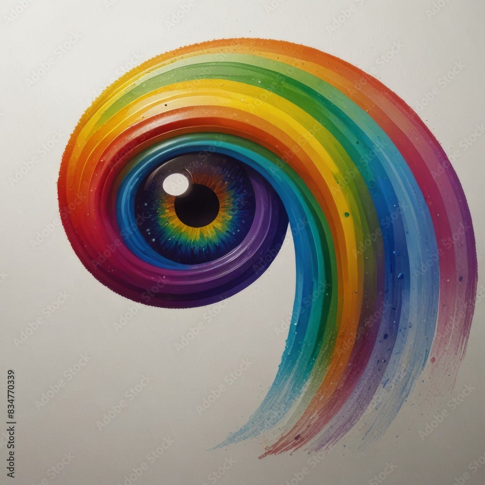 Obraz premium abstract rainbow background