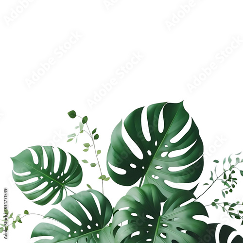 monstera deliciosa leaf plant
