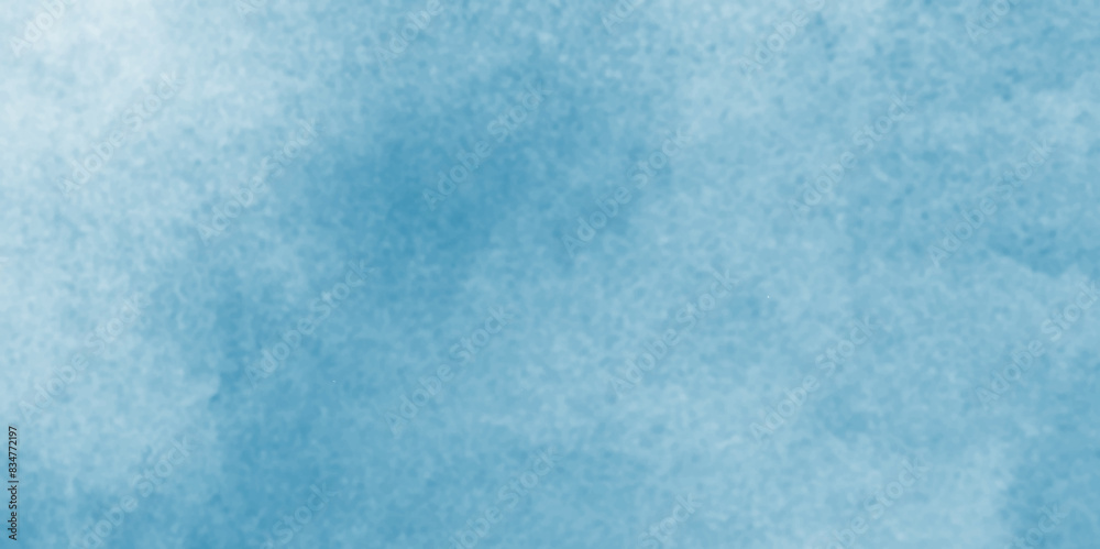 Abstract blue color clouds background, Vibrant clear blue sky with puffy and blurry natural clear clouds, Abstract blue watercolor painted sky background by teal color blue. Abstract blue color clouds background, Vibrant clear blue sky with puffy and blurry natural clear clouds, Abstract blue watercolor painted sky background by teal color blue.