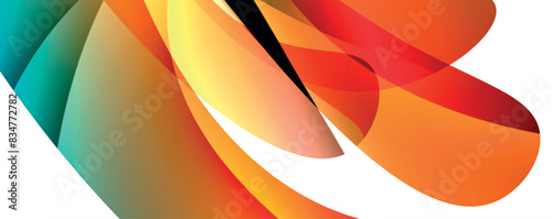 Abstract swirl design geometric concept. Vector Illustration For Wallpaper, Banner, Background, Card, Book Illustration, landing page