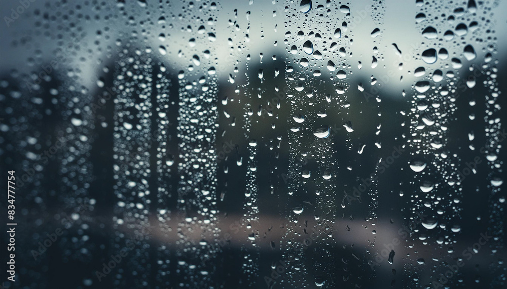 窓の雨粒,梅雨,雨季,rainy season, rain,Generative AI AI画像 窓の雨粒,梅雨,雨季,rainy season, rain,Generative AI AI画像