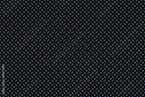 Masculine pattern abstract geometric texture surface.Light and gray square and diagonal grid on black background, for male shirt lady dress fabric wrapping cloth print wallpaper cover decoration