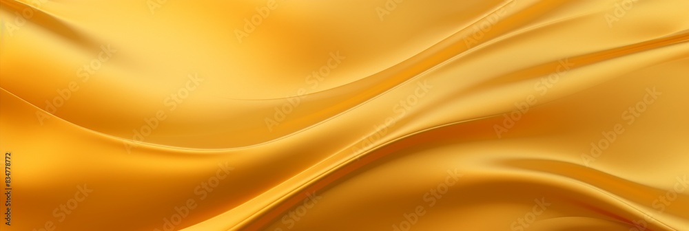 Abstract geometric pattern with golden triangular shapes creating a 3D effect and a sense of depth, horizontal format illustration with place for text Abstract geometric pattern with golden triangular shapes creating a 3D effect and a sense of depth, horizontal format illustration with place for text
