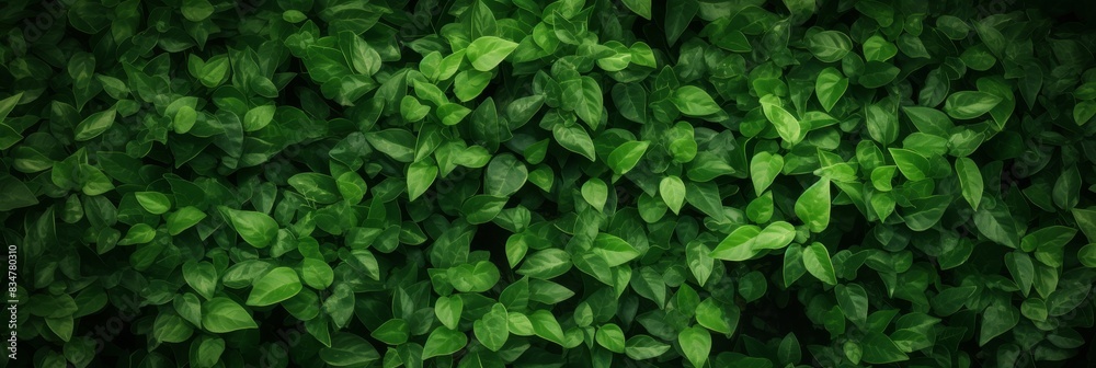 Lush green leaves background, horizontal blur featuring dense foliage with vibrant green colors and rich textures, creating a fresh and natural feel, ideal for a banner with space for text
Natural Lush green leaves background, horizontal blur featuring dense foliage with vibrant green colors and rich textures, creating a fresh and natural feel, ideal for a banner with space for text
Natural