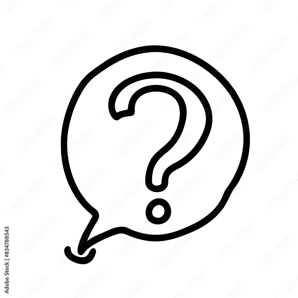 Fragezeichen Sprechblase Symbol Fragezeichen Sprechblase Symbol