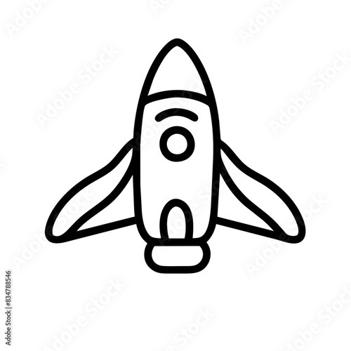 Rakete, Spaceshuttle, Raumfähre, Symbol