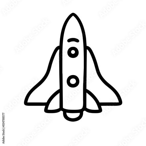 Rakete, Spaceshuttle, Raumfähre, Symbol