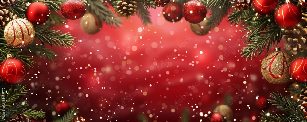 Christmas Ornaments With Snow Falling Christmas Ornaments With Snow Falling