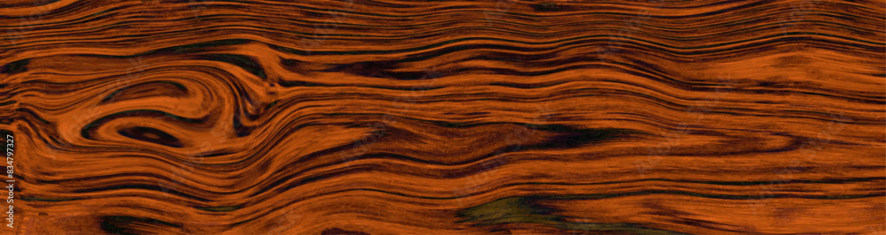 Fototapeta premium Natural wooden panel texture background with copy space, vector illustration.