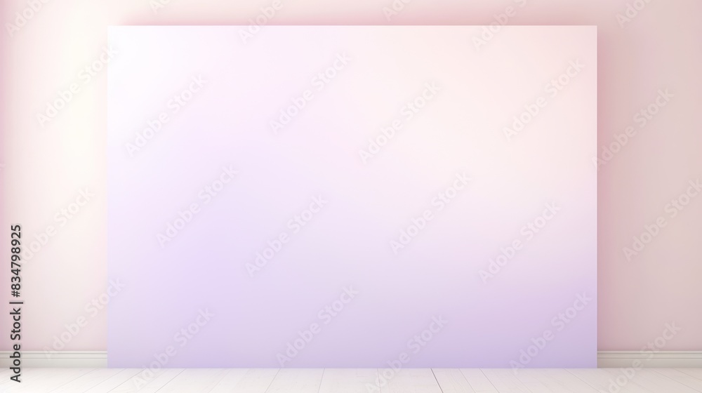 Fototapeta premium A pink gradient backdrop in a pink room.