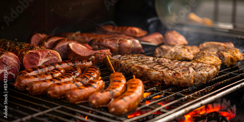 Grilled sausages are cooked on a barbecue grill How to Grill Sausages Perfectly.