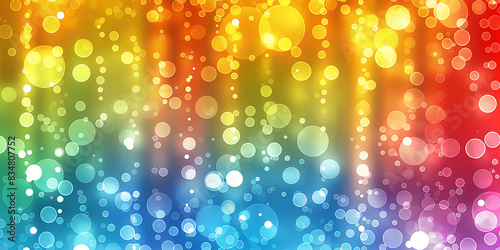 Abstract Christmas background, holiday bokeh light blurred background