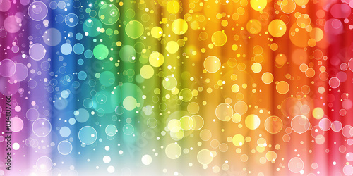 Abstract Christmas background, holiday bokeh light blurred background