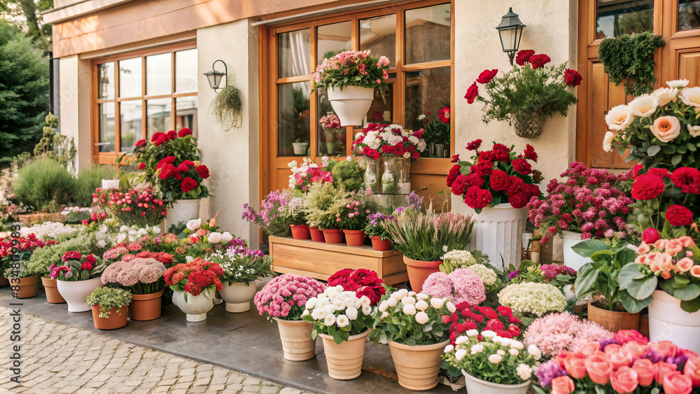 Fototapeta premium Charming Flower Shop