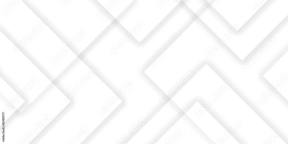 Abstract white line with square shape shadow background. vector illustration, White Business Style Vector Abstract Elegant white and grey Background. Abstract white Pattern.