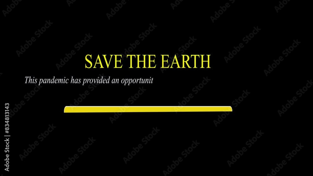Save the earth climate change campaign