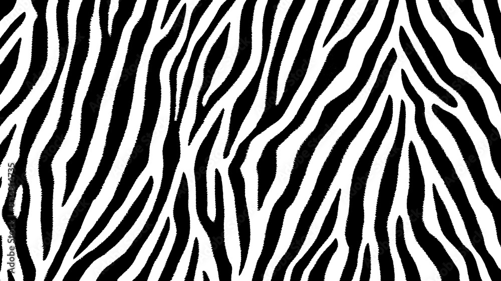 zebra skin texture stripes pattern vertical random wavy lines black and white