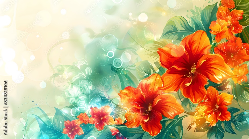 Obraz premium Orange flowers