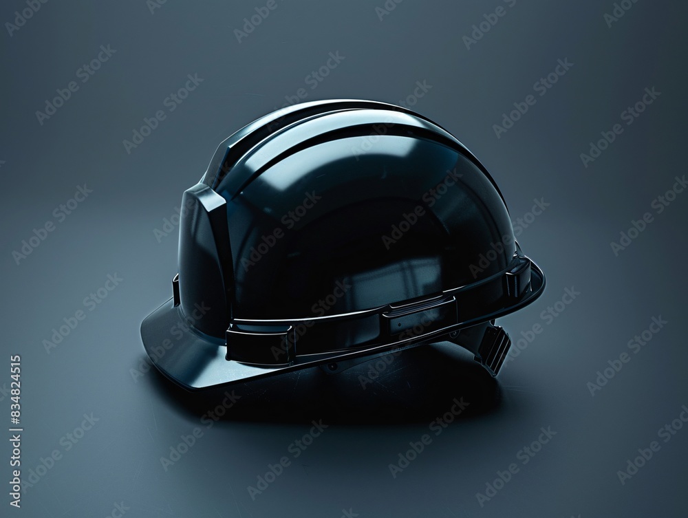 Hard hat on table Hard hat on table