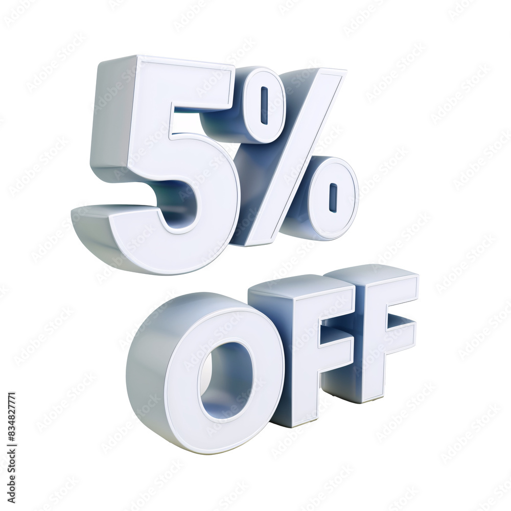 a white text with a percent off a white text with a percent off