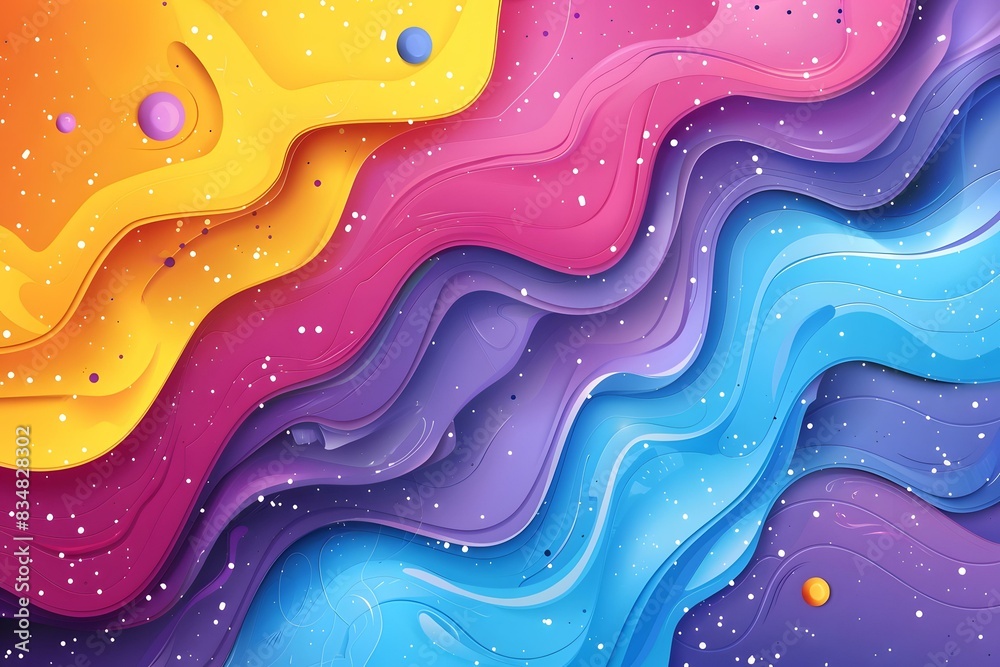 Colorful waves Colorful waves