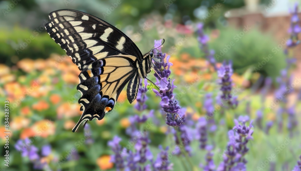 Obraz premium butterfly on a flower