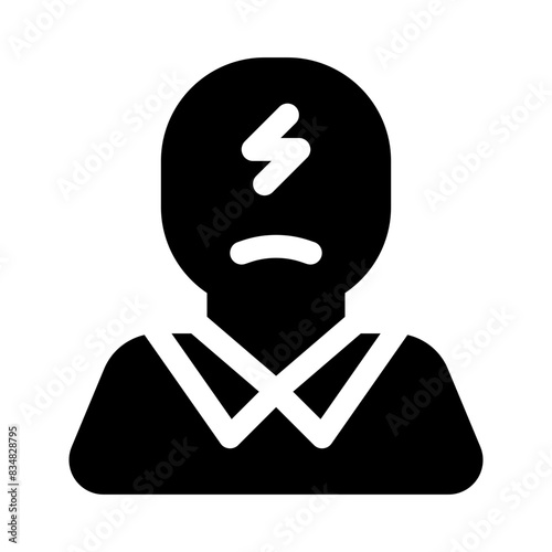 thoughts glyph icon