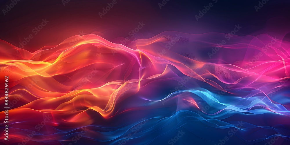 Obraz premium Wavy abstract background