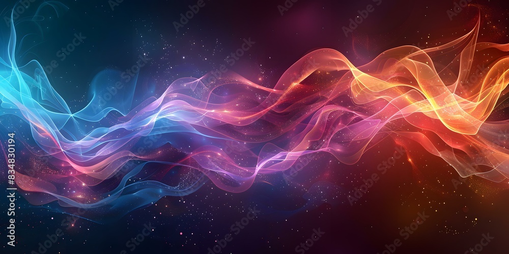 Fototapeta premium Wavy energy