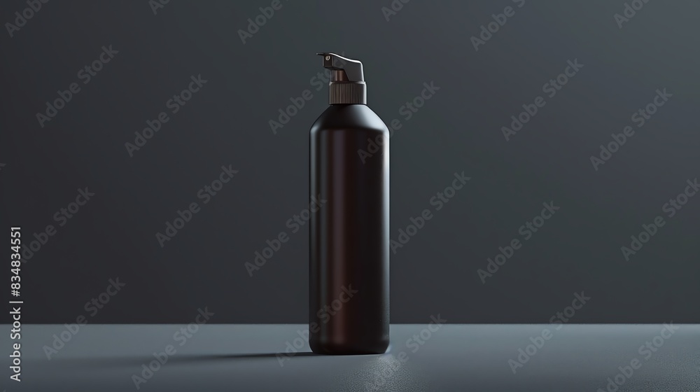 A 3D render of a lightweight hair mousse bottle A 3D render of a lightweight hair mousse bottle