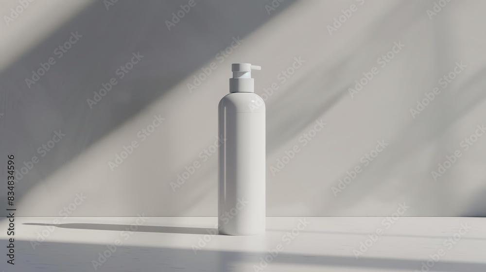 A 3D render of a lightweight hair mousse bottle A 3D render of a lightweight hair mousse bottle