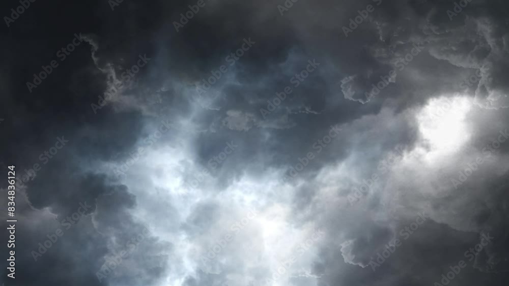 rain storm and lightning strikes in the sky, ultra HD. rain storm and lightning strikes in the sky, ultra HD.