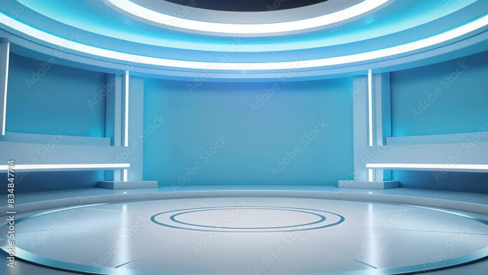 podium Futuristic showcase with platform for product displaying. Empty modern stage display. Seamless looping motion design. Video animation Ultra HD 4K 3840x2160
podium Futuristic showcase with platform for product displaying. Empty modern stage display. Seamless looping motion design. Video animation Ultra HD 4K 3840x2160