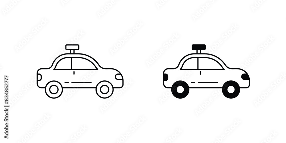 taxi icon with white background vector stock illustration taxi icon with white background vector stock illustration