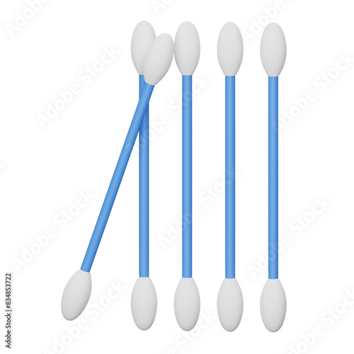 cotton buds 3D icon