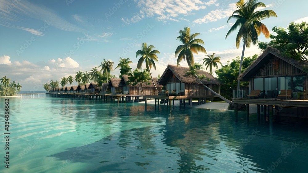 Fototapeta premium tropical resort hotel
