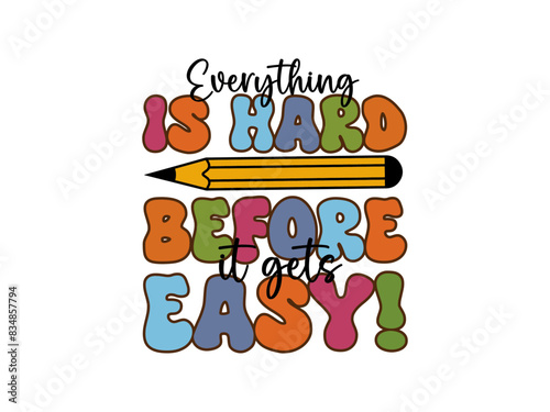Back To School Groovy Design