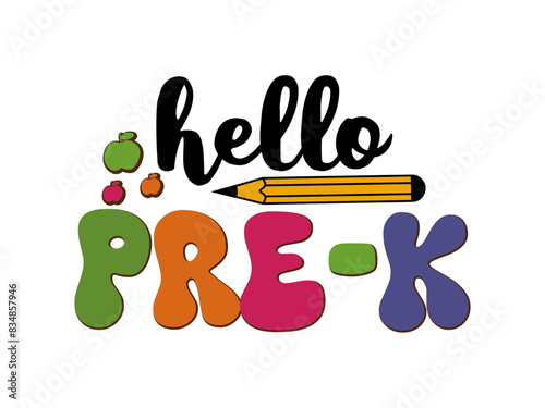 Back To School Groovy Design