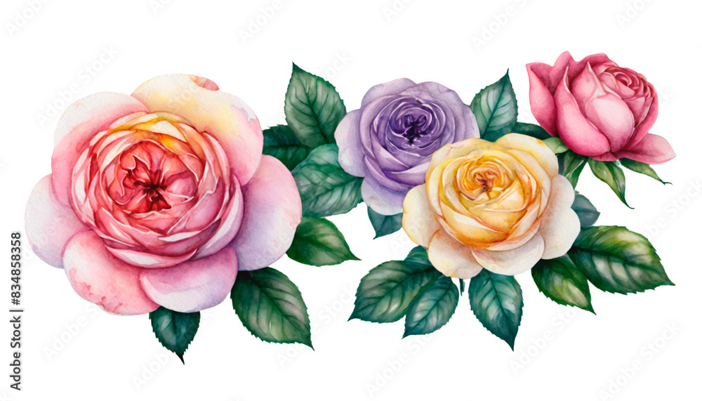 Naklejka premium bouquet of roses