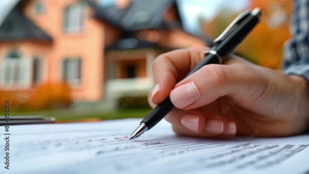 Real estate contracts are being signed.