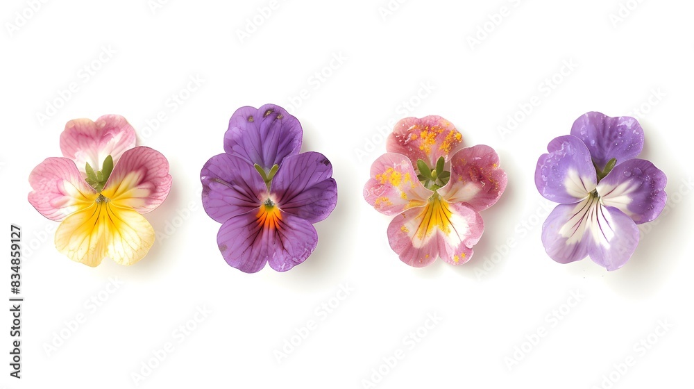 Fototapeta premium alyssum flowers five