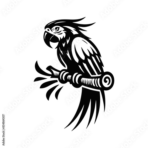 Wallpaper Mural Parrot logo design, macaw logo icon design template Torontodigital.ca