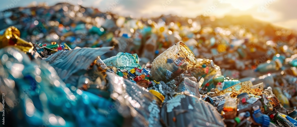 Implementing a circular economy can significantly reduce waste, close up, by reusing materials and creating sustainable production cycles, revolutionizing industries Implementing a circular economy can significantly reduce waste, close up, by reusing materials and creating sustainable production cycles, revolutionizing industries