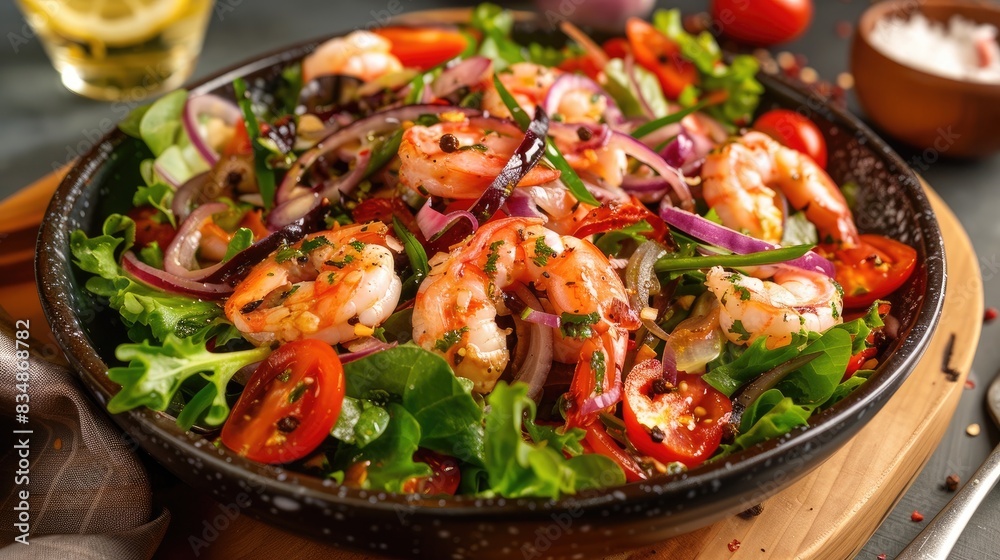 Spicy Salad with Seafood Spicy Salad with Seafood