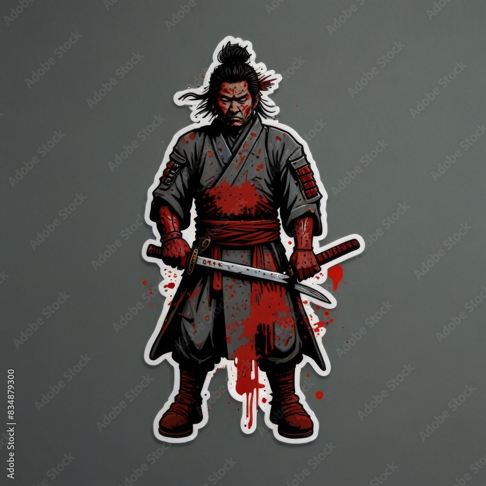 Fototapeta premium person in a dress with a sword