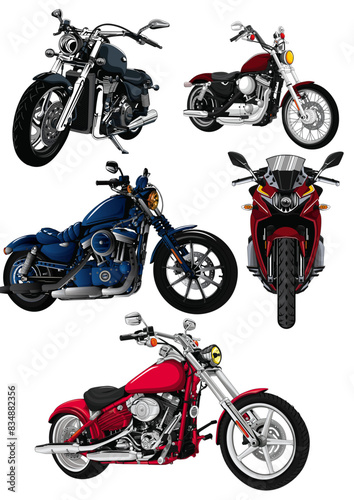 Motor Bikes Vector 2018