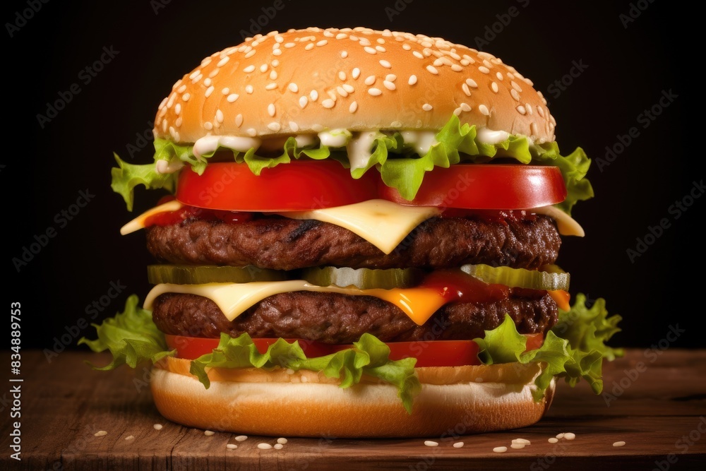 Sizzling Gourmet Burger Delight Sizzling Gourmet Burger Delight