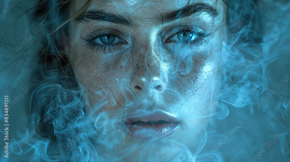Intense emotions , striking eyes Intense emotions , striking eyes